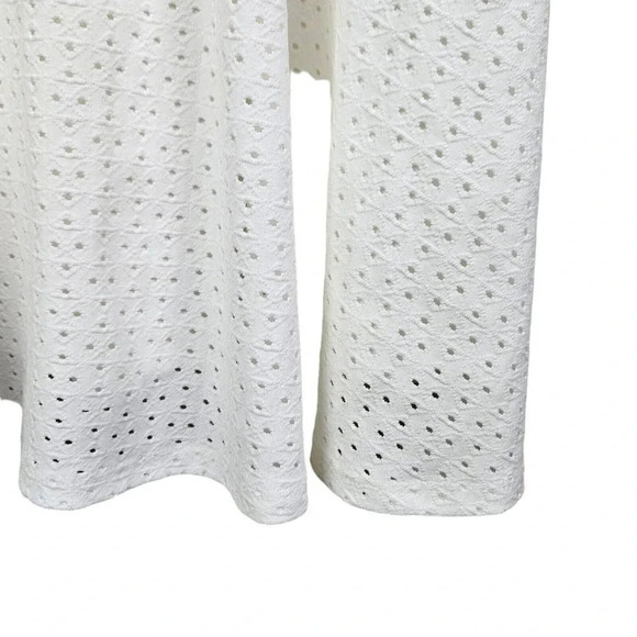 Speechless Womens/Juniors‎ White Eyelet Sundress Size Medium Tie Straps - Picture 6 of 9